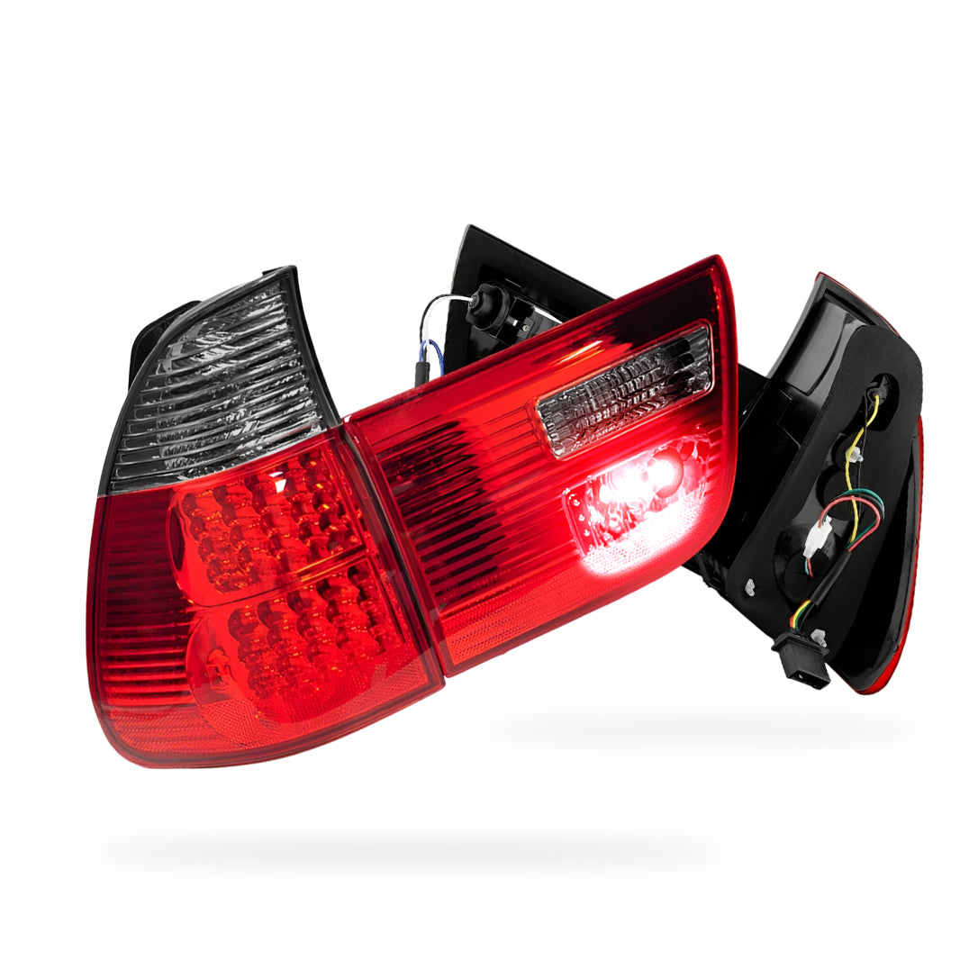 BMW X5 E53 (2000 - 2003) LED Tail Lights and Tail Gate Garnish LH + RH