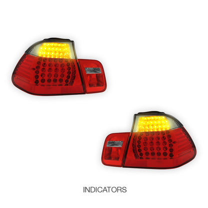 BMW 3 Series E46 (1998 - 2001) LED Tail Lights LH + RH