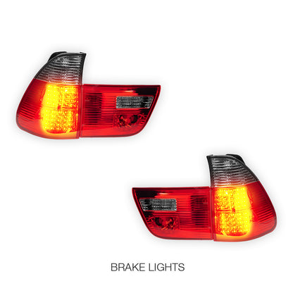 BMW X5 E53 (2000 - 2003) LED Tail Lights and Tail Gate Garnish LH + RH