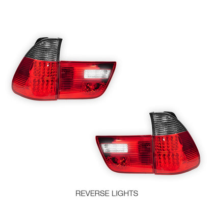 BMW X5 E53 (2000 - 2003) LED Tail Lights and Tail Gate Garnish LH + RH