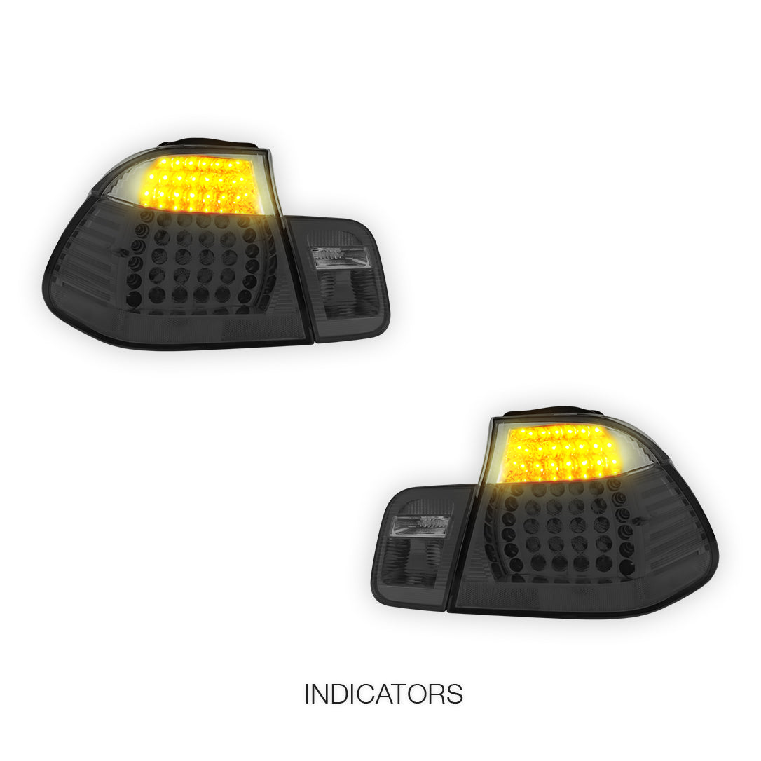 BMW 3 Series E46 Cabrio (1999 - 2005) LED Tail Lights LH + RH