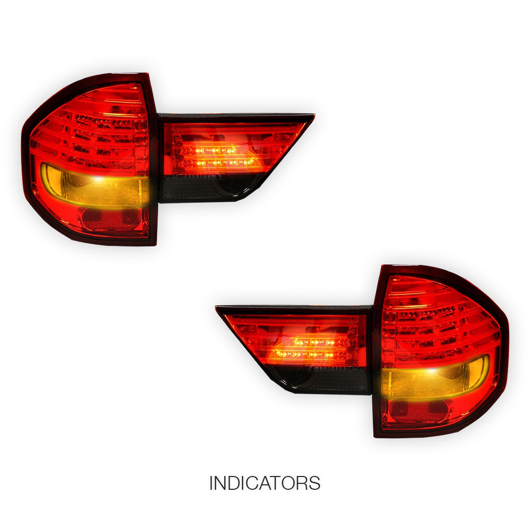 BMW X3 E83 Pre LCI (2004 - 2007) LED Tail Lights and Trunk Garnish LH + RH