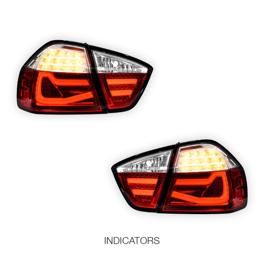BMW 3 Series E90 Pre LCI (2005 - 2008) Full LED Tail Lights LH + RH