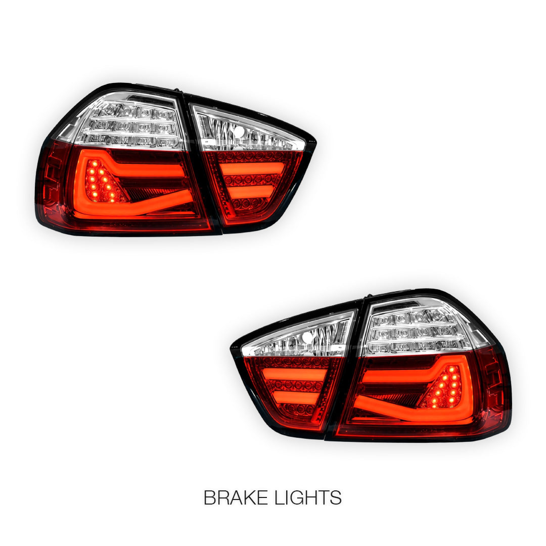BMW 3 Series E90 Pre LCI (2005 - 2008) Full LED Tail Lights LH + RH