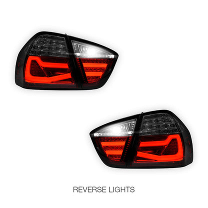 BMW 3 Series E90 Pre LCI (2005 - 2008) Full LED Tail Lights LH + RH