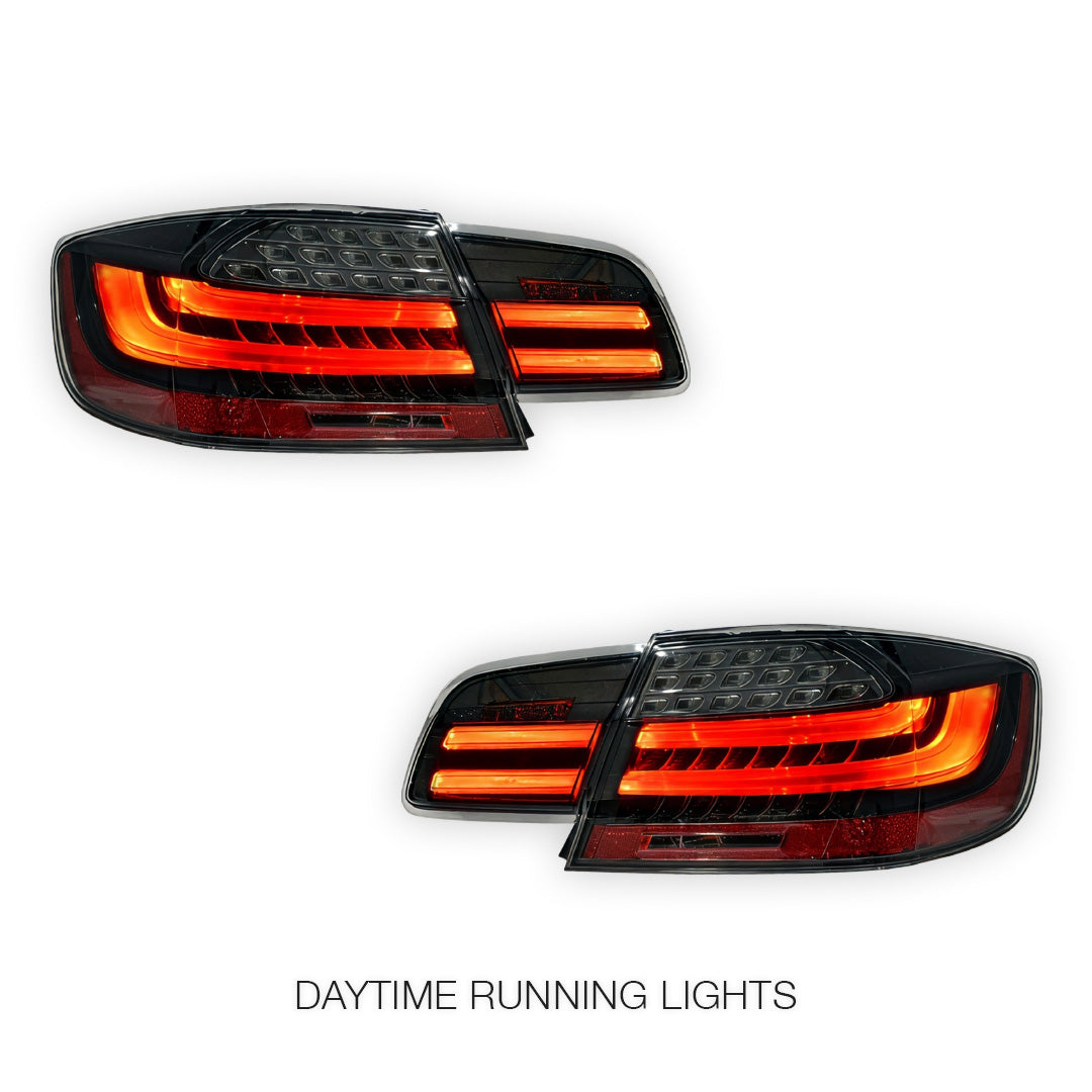 BMW 3 Series E92 (2006 - 2013) LCI Update Style 3D Full LED Stripe Bar Tail Lights LH + RH