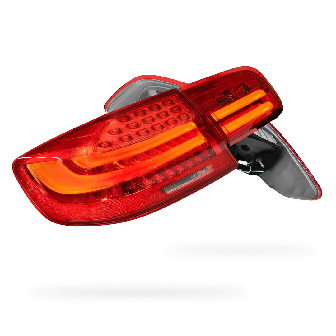 BMW 3 Series E92 (2006 - 2013) LCI Update Style 3D Full LED Stripe Bar Tail Lights LH + RH