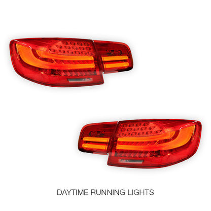 BMW 3 Series E92 (2006 - 2013) LCI Update Style 3D Full LED Stripe Bar Tail Lights LH + RH