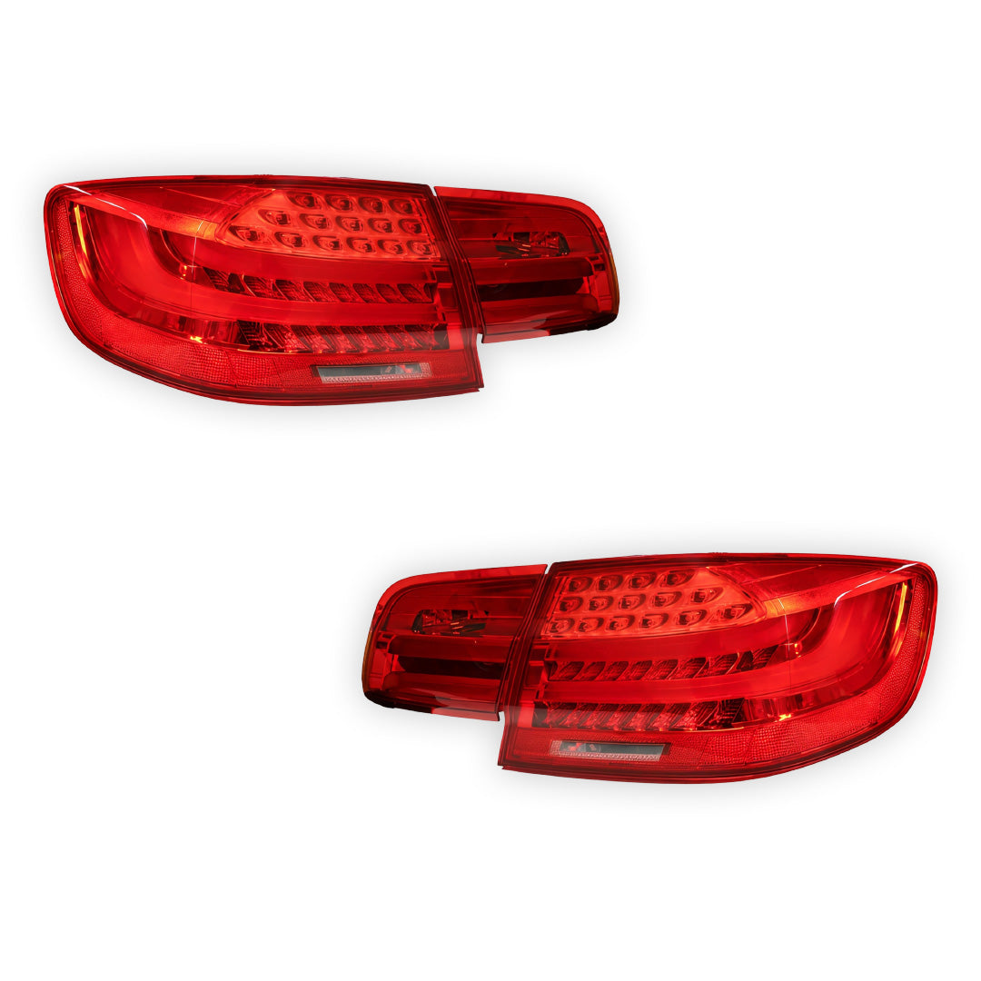 BMW 3 Series E92 (2006 - 2013) LCI Update Style 3D Full LED Stripe Bar Tail Lights LH + RH