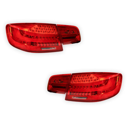 BMW 3 Series E92 (2006 - 2013) LCI Update Style 3D Full LED Stripe Bar Tail Lights LH + RH