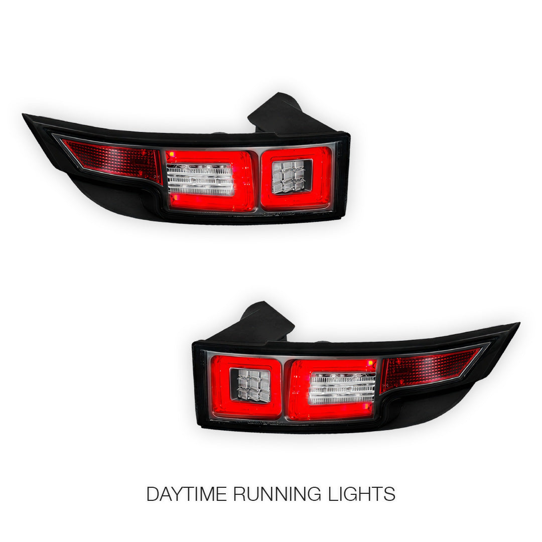 Land Rover Range Rover Evoque L538 (2011 - 2015) Black Full LED Tail Lights LH + RH