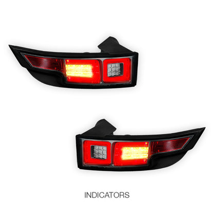 Land Rover Range Rover Evoque L538 (2011 - 2015) Black Full LED Tail Lights LH + RH