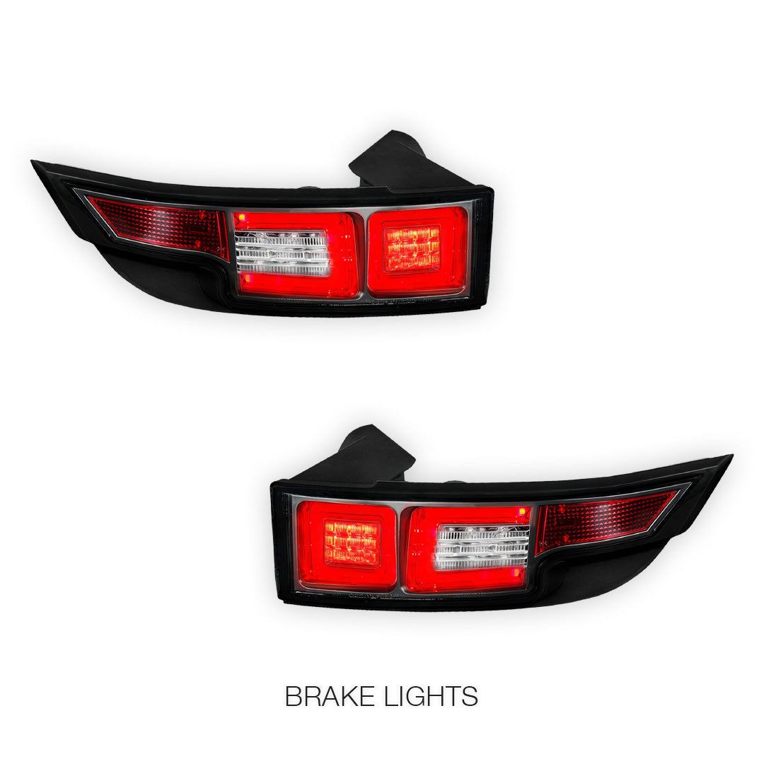 Land Rover Range Rover Evoque L538 (2011 - 2015) Black Full LED Tail Lights LH + RH