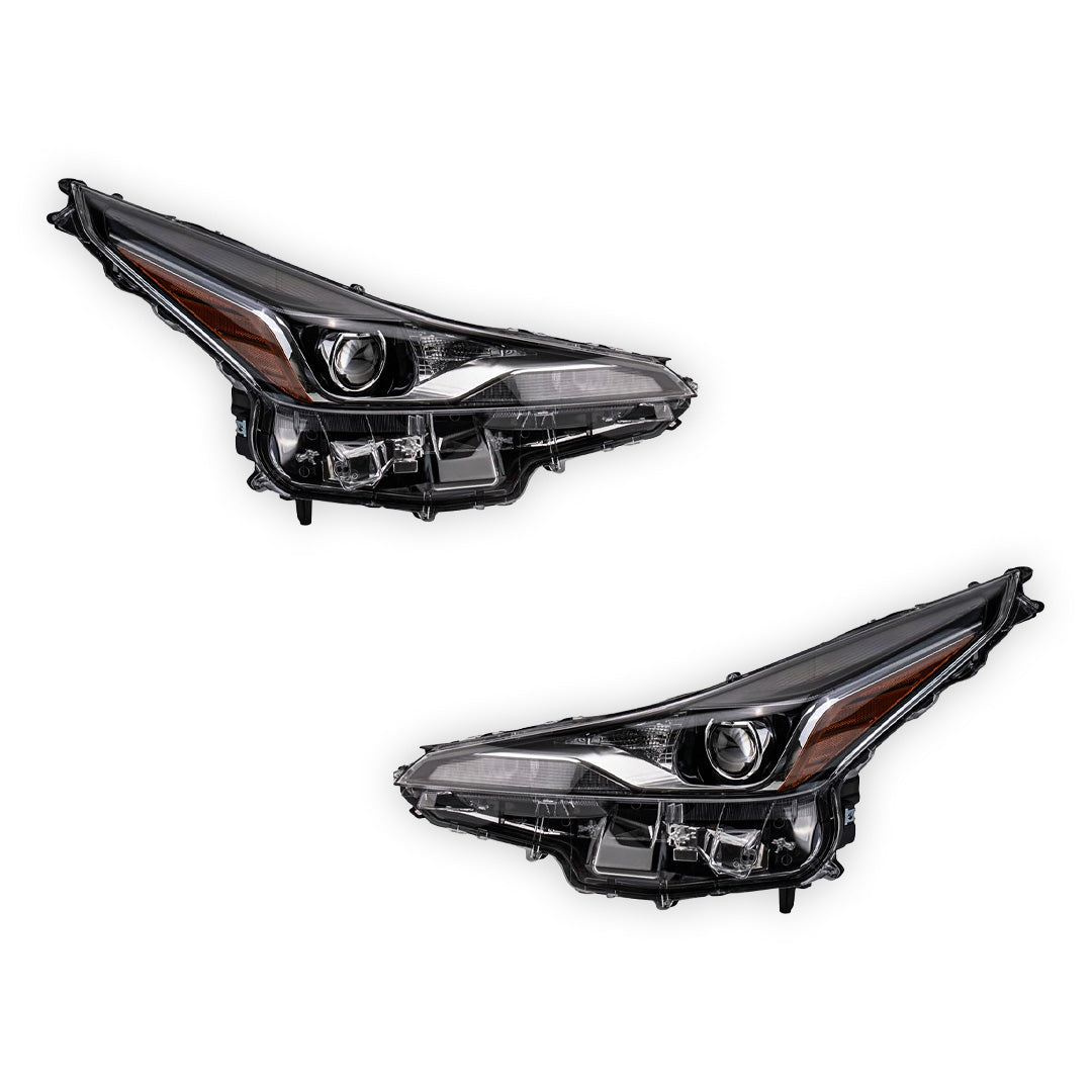 Toyota Prius XW50 (2018 - 2020) Headlights with LED DRL LH + RH