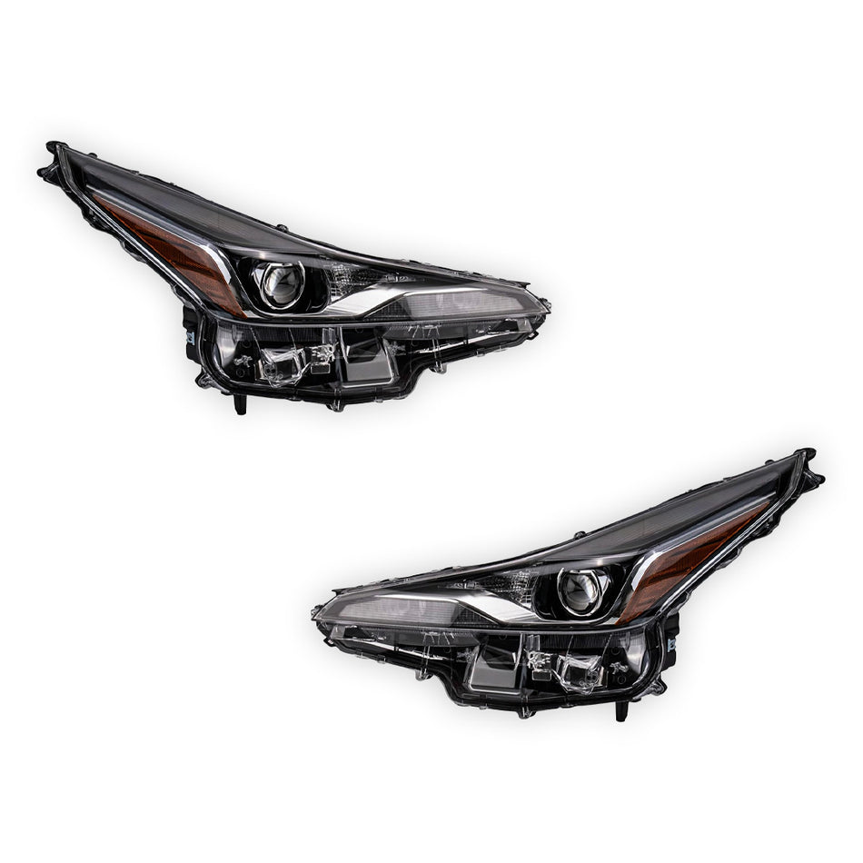 Toyota Prius XW50 (2018 - 2020) Headlights with LED DRL LH + RH