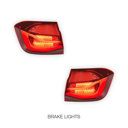 BMW 3 Series F30 / F80 (2016 - 2018) Black Line LED Outer Tail Lights LH + RH