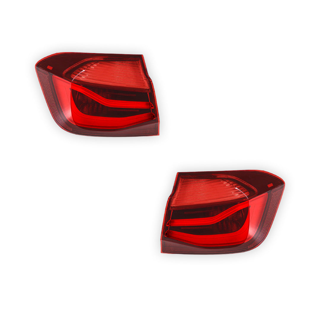 BMW 3 Series F30 / F80 (2016 - 2018) Black Line LED Outer Tail Lights LH + RH