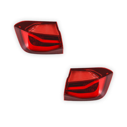 BMW 3 Series F30 / F80 (2016 - 2018) Black Line LED Outer Tail Lights LH + RH