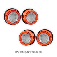 Ferrari 512 (1991 - 1996) Clear Red Full 3D LED Stripe Bar Tail Lights LH + RH