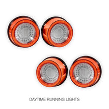 Ferrari F355 (1994 - 1999) Clear Red Full 3D LED Stripe Bar Tail Lights LH + RH