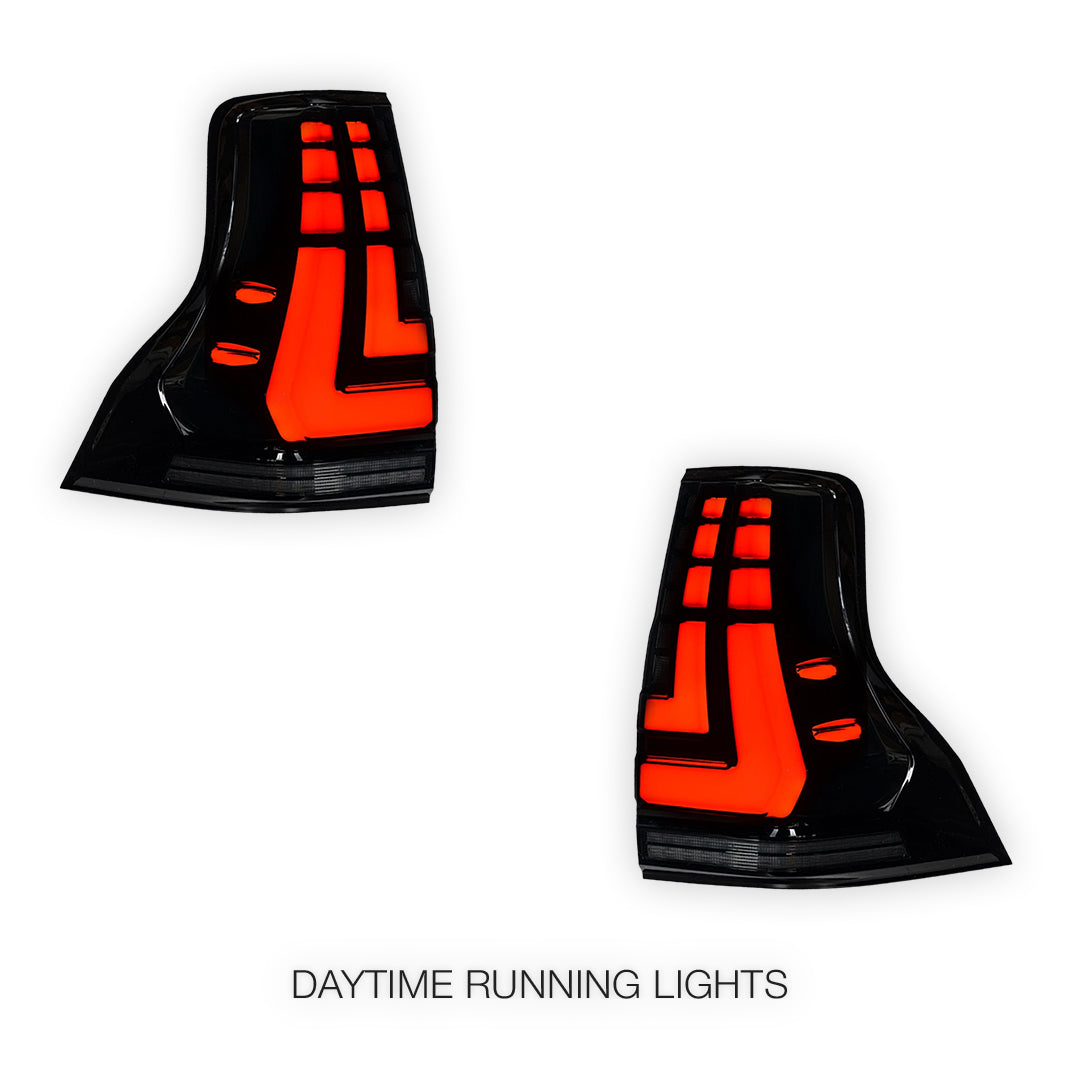 Toyota LandCruiser Prado 150 Series (2009 - 2017) Sequential Full LED Tail Lights LH + RH