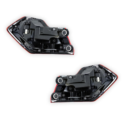 Audi A1 8X (2019 - 2025) Genuine Clear / Red LED Tail Lights LH + RH