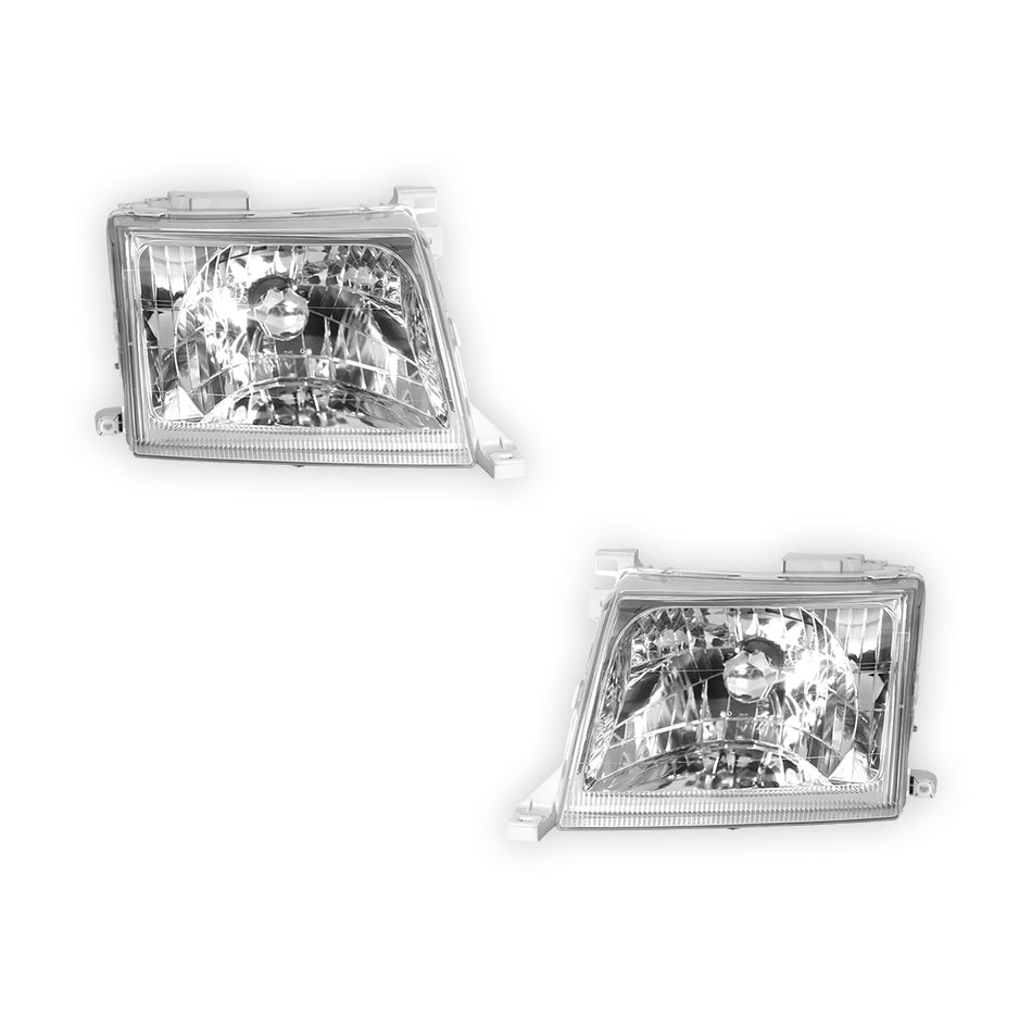 Nissan Navara D22 (1999 - 2001) Headlights LH + RH