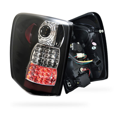 Jeep Grand Cherokee WJ (1999 - 2004) Black LED Tail Lights LH + RH