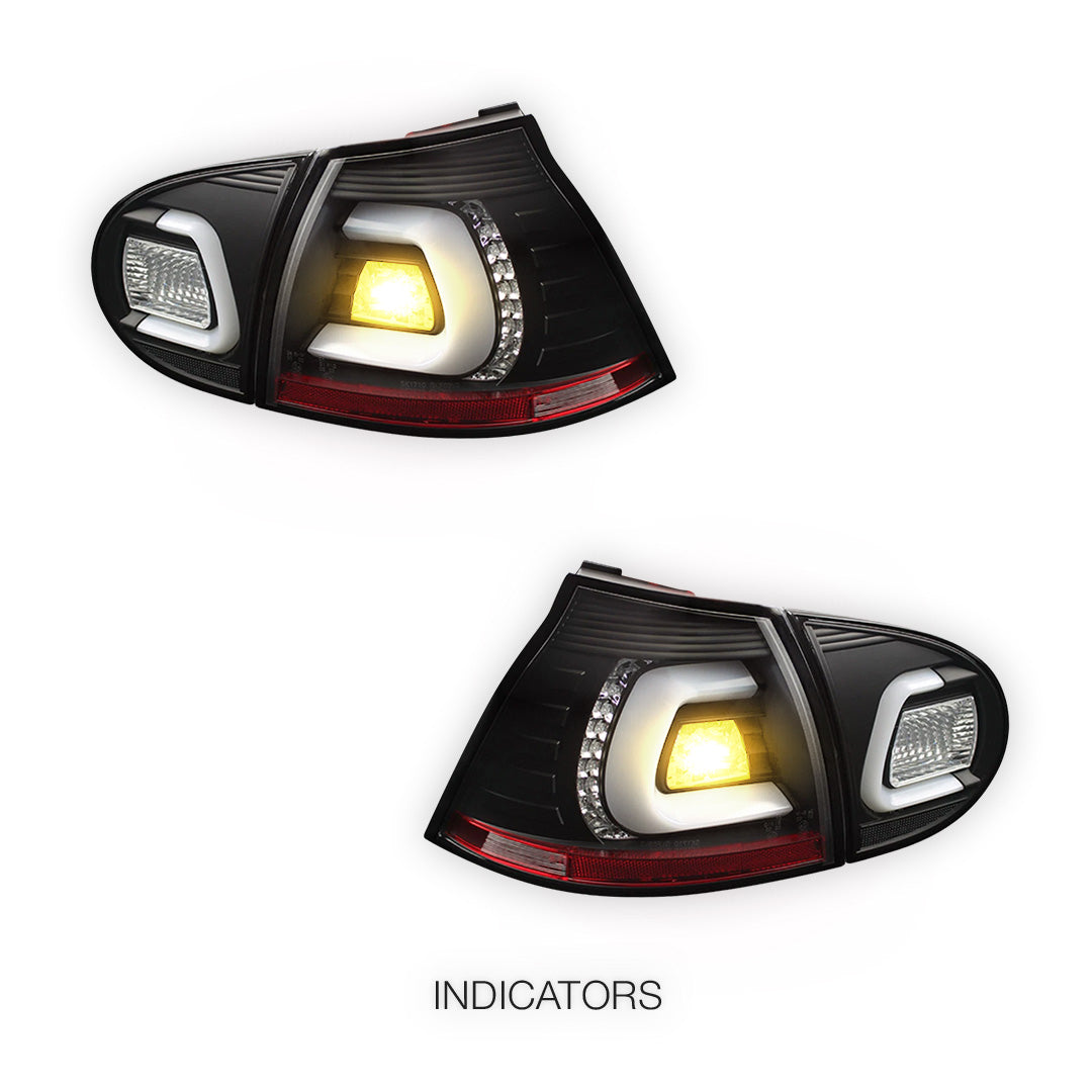 Volkswagen Golf MK5 (2004 - 2009) 3D LED Tail Lights LH + RH