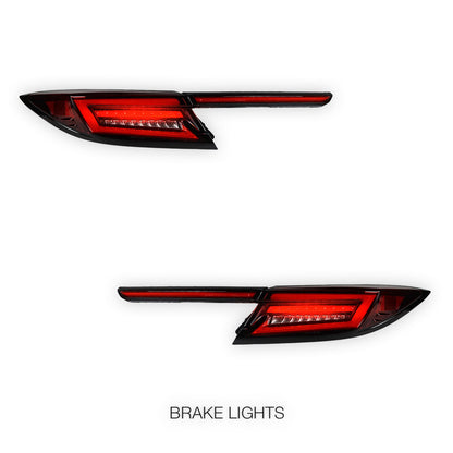 Subaru BRZ 2nd Gen / ZD8 (2021 - 2025) Sequential Full LED Tail Lights and Center Garnish LH + RH