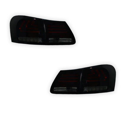 Lexus GS S190 (2005 - 2010) Smoked Red Sequential 3D LED Stripe Bar Tail Lights LH + RH