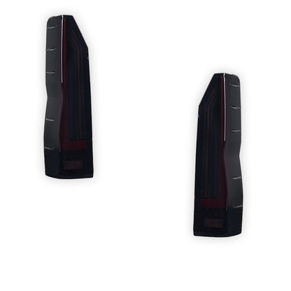 Toyota HiAce H300 (2020 - 2025) Smoked Black Sequential Full 3D LED Stripe Tail Lights LH + RH