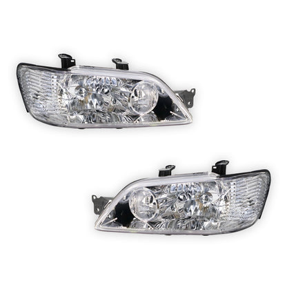Mitsubishi Lancer CG (2002 - 2003) Chrome Headlights LH + RH