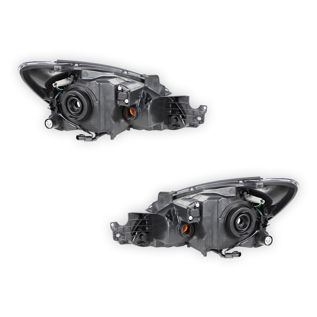 Mitsubishi Lancer CH (2003 - 2008) Black Headlights LH + RH