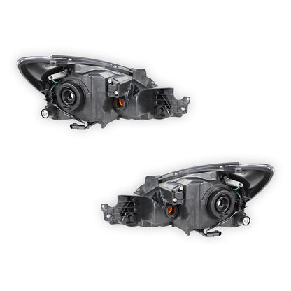 Mitsubishi Lancer CH (2003 - 2008) Black Headlights LH + RH