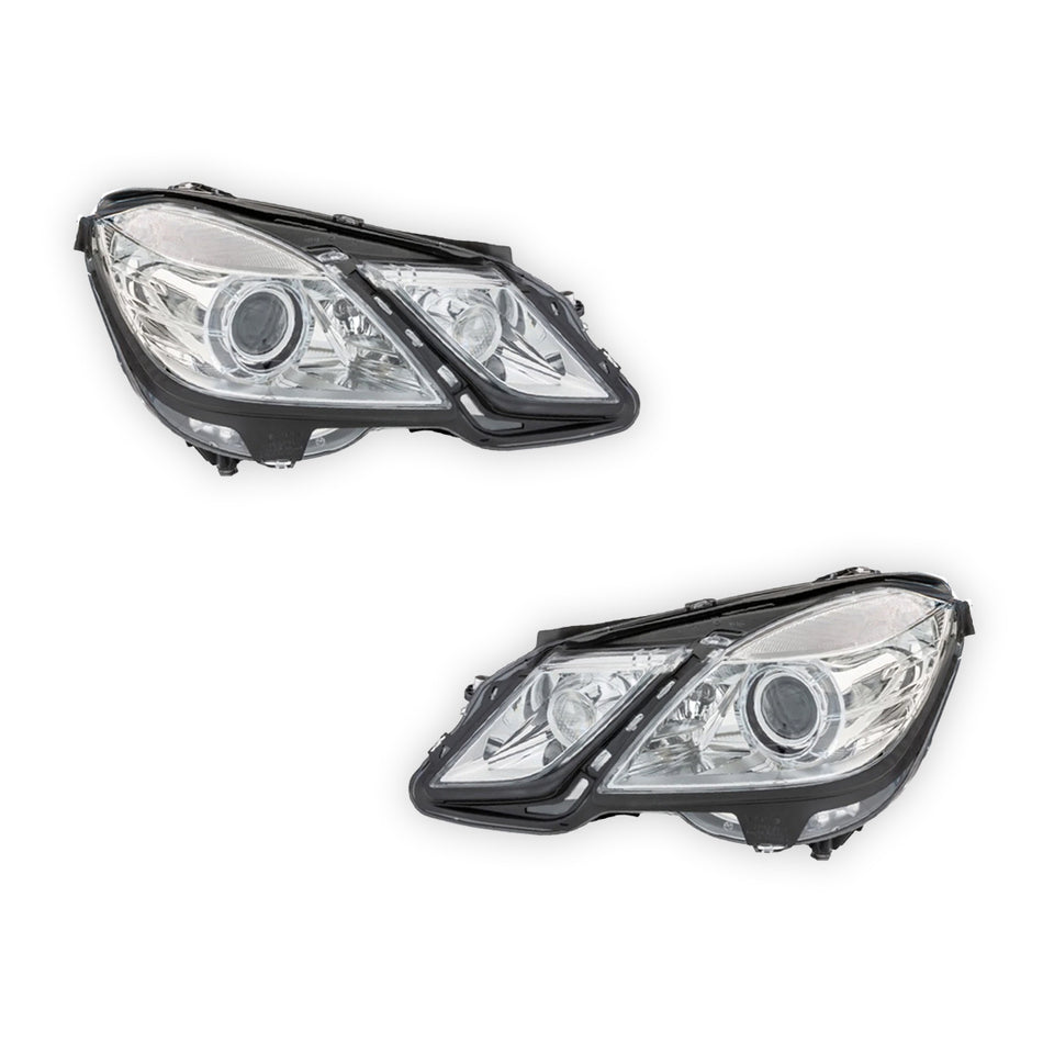 Mercedes-Benz E-Class W212 (2009 - 2013) Headlights with Xenon LH + RH