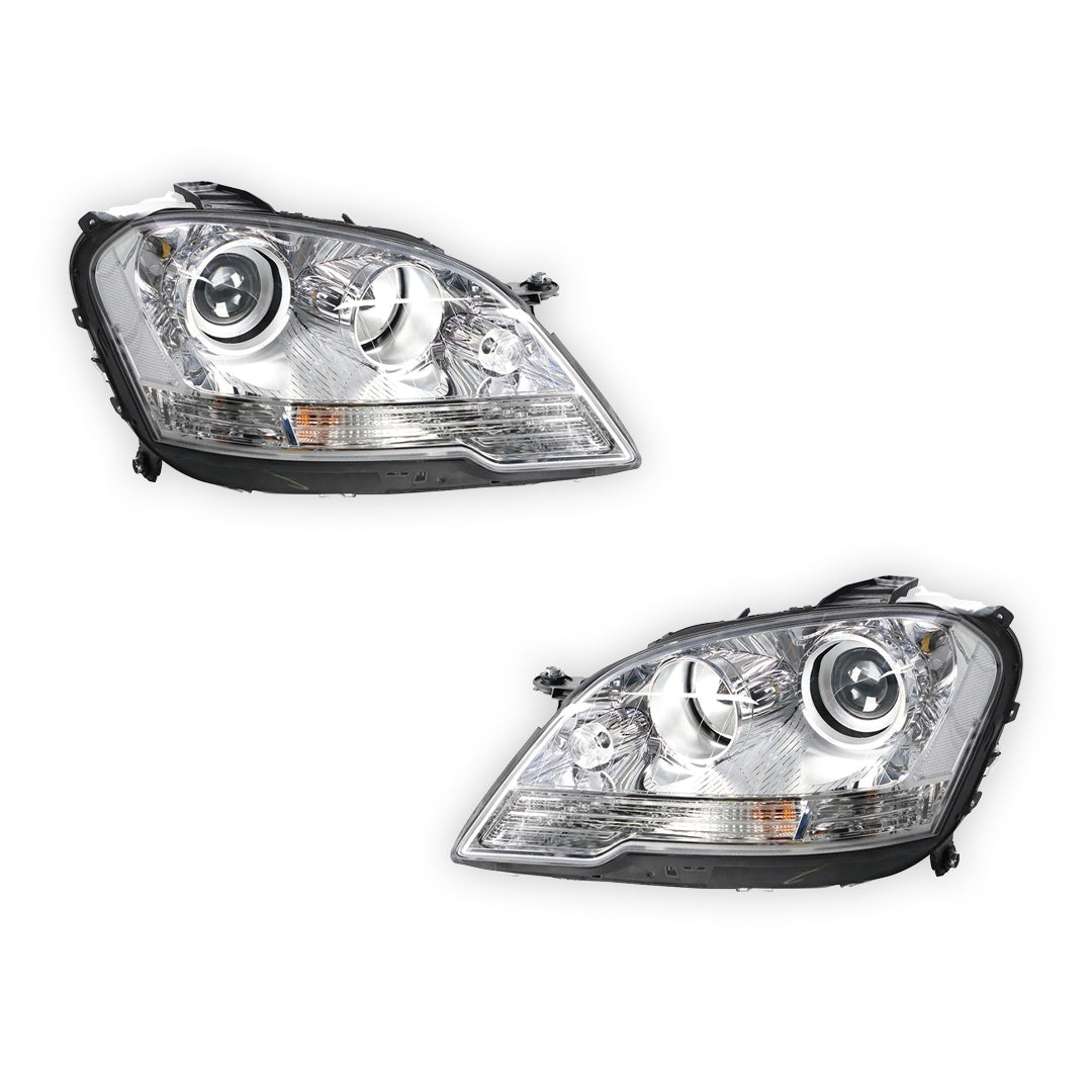 Mercedes-Benz M-Class W164 (2007 - 2011) Non-Xenon Headlights LH + RH