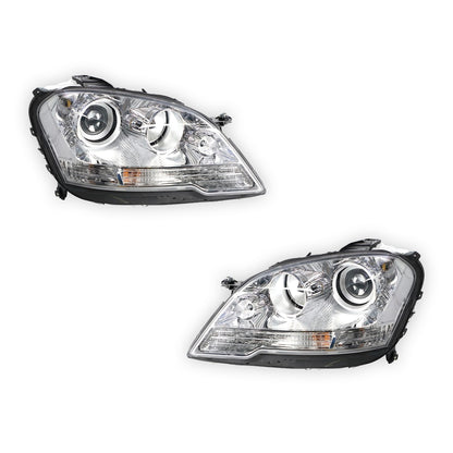 Mercedes-Benz M-Class W164 (2007 - 2011) Non-Xenon Headlights LH + RH