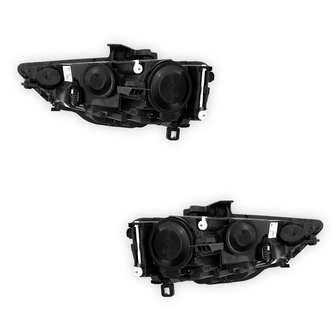 Audi A3 8V (2013 - 2016) Clear Black Halogen Genuine Headlights LH + RH