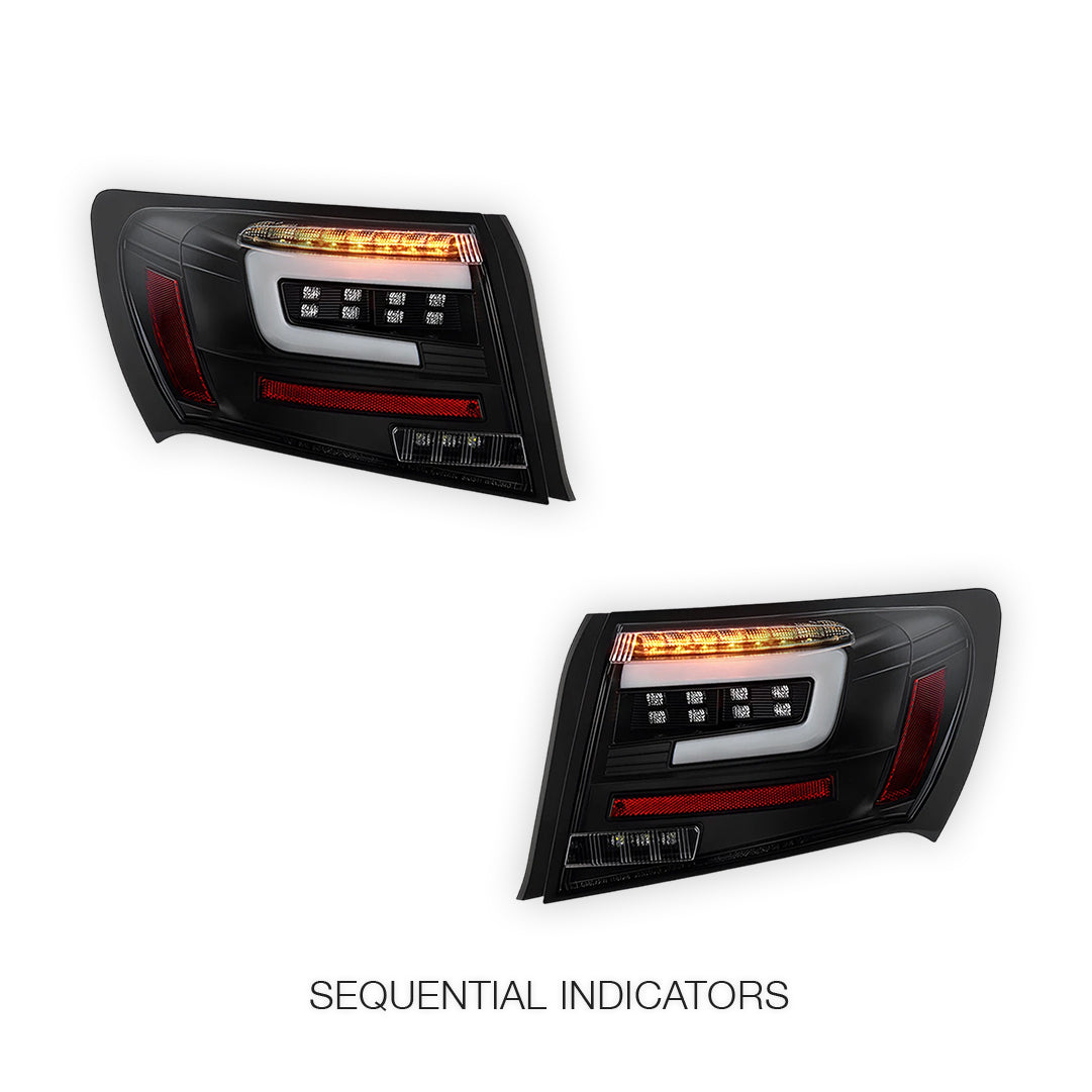 Subaru Impreza GH / GJ (2007 - 2013) Sequential 3D LED Stripe Bar Tail Lights LH + RH