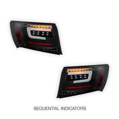 Subaru Impreza GH / GJ (2007 - 2013) Sequential 3D LED Stripe Bar Tail Lights LH + RH