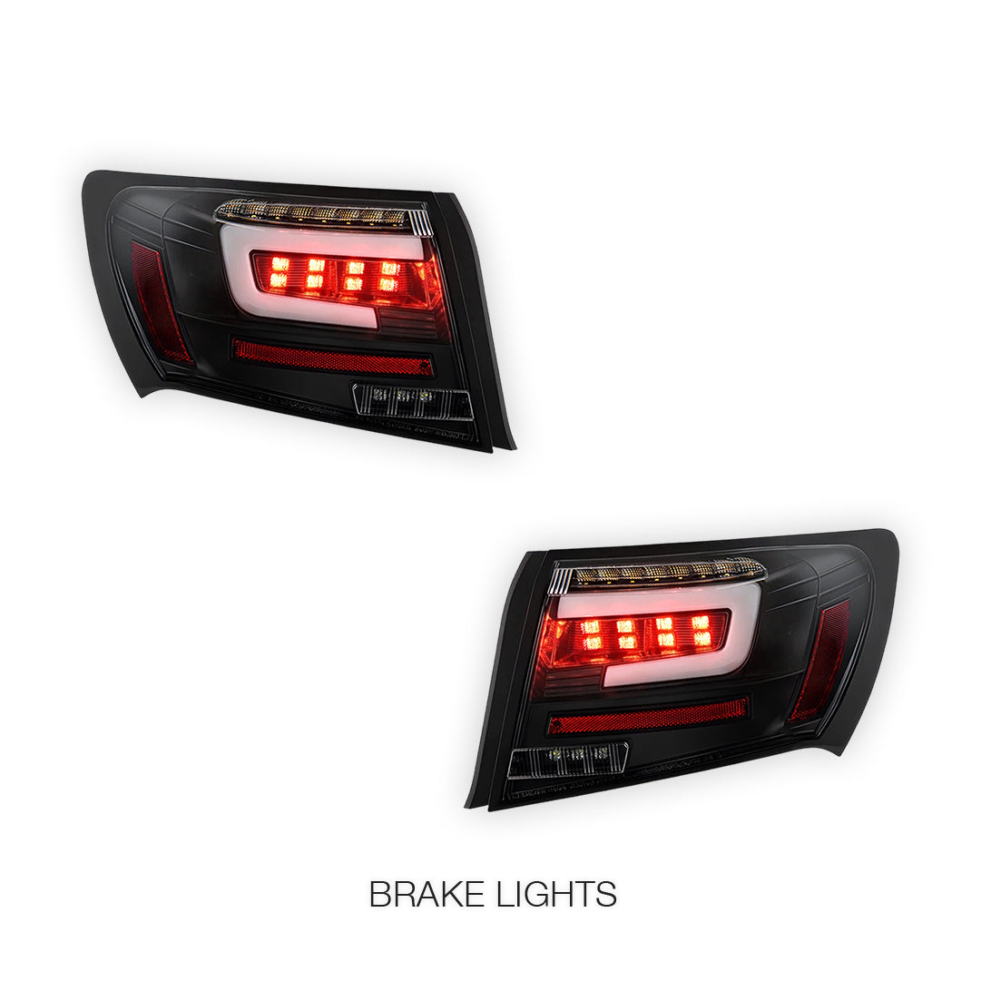 Subaru Impreza GH / GJ (2007 - 2013) Sequential 3D LED Stripe Bar Tail Lights LH + RH