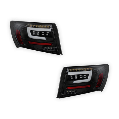 Subaru Impreza GH / GJ (2007 - 2013) Sequential 3D LED Stripe Bar Tail Lights LH + RH