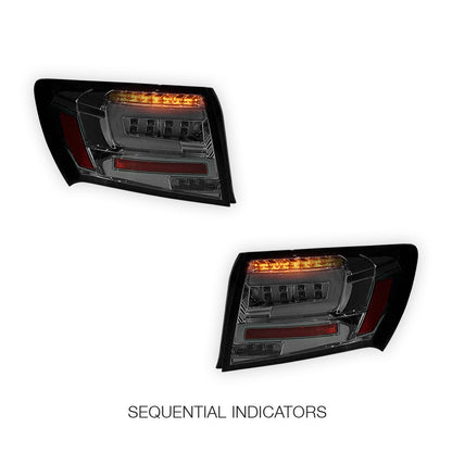 Subaru Impreza GH / GJ (2007 - 2013) Sequential 3D LED Stripe Bar Tail Lights LH + RH
