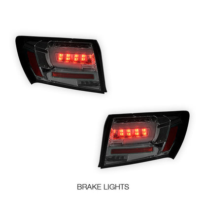 Subaru Impreza GH / GJ (2007 - 2013) Sequential 3D LED Stripe Bar Tail Lights LH + RH