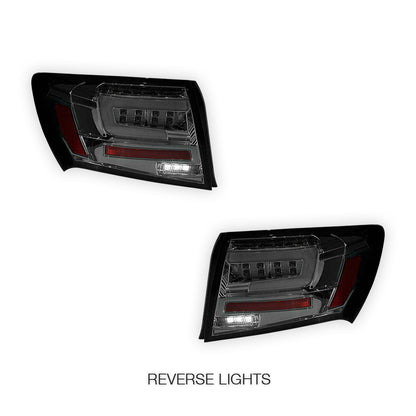 Subaru Impreza GH / GJ (2007 - 2013) Sequential 3D LED Stripe Bar Tail Lights LH + RH