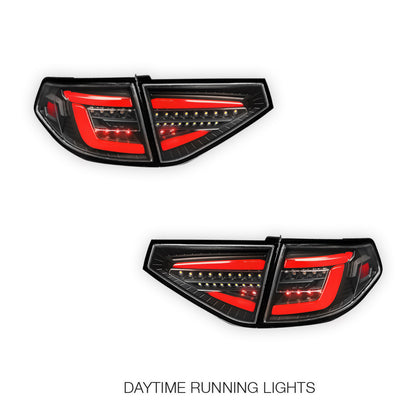 Subaru Impreza GE / GP (2007 - 2013) Sequential 3D LED Stripe Bar Tail Lights LH + RH