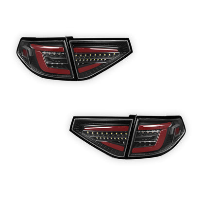 Subaru Impreza GE / GP (2007 - 2013) Sequential 3D LED Stripe Bar Tail Lights LH + RH