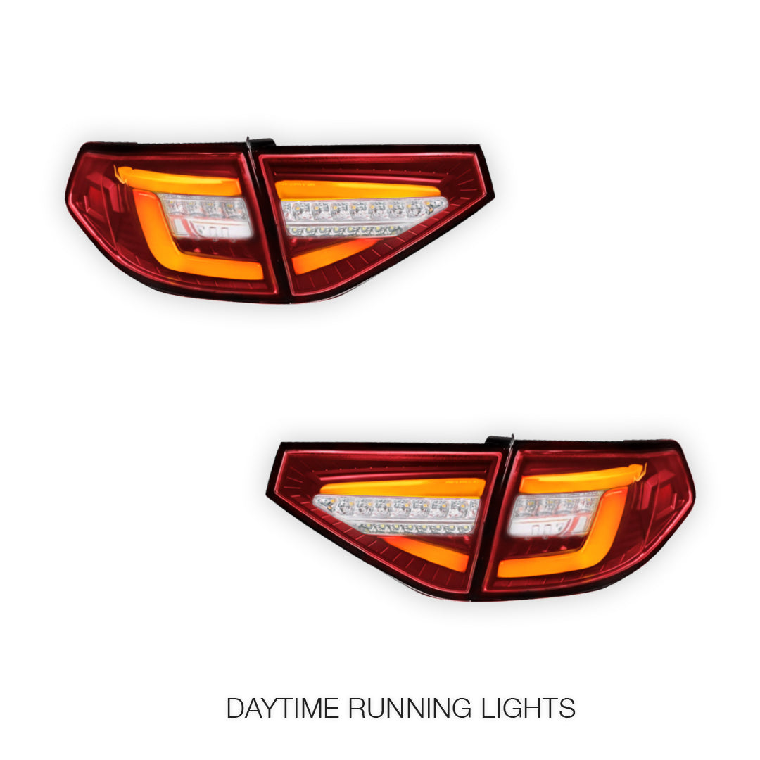 Subaru Impreza GE / GP (2007 - 2013) Sequential 3D LED Stripe Bar Tail Lights LH + RH