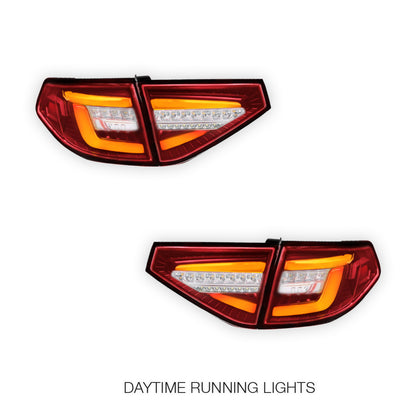 Subaru Impreza GE / GP (2007 - 2013) Sequential 3D LED Stripe Bar Tail Lights LH + RH